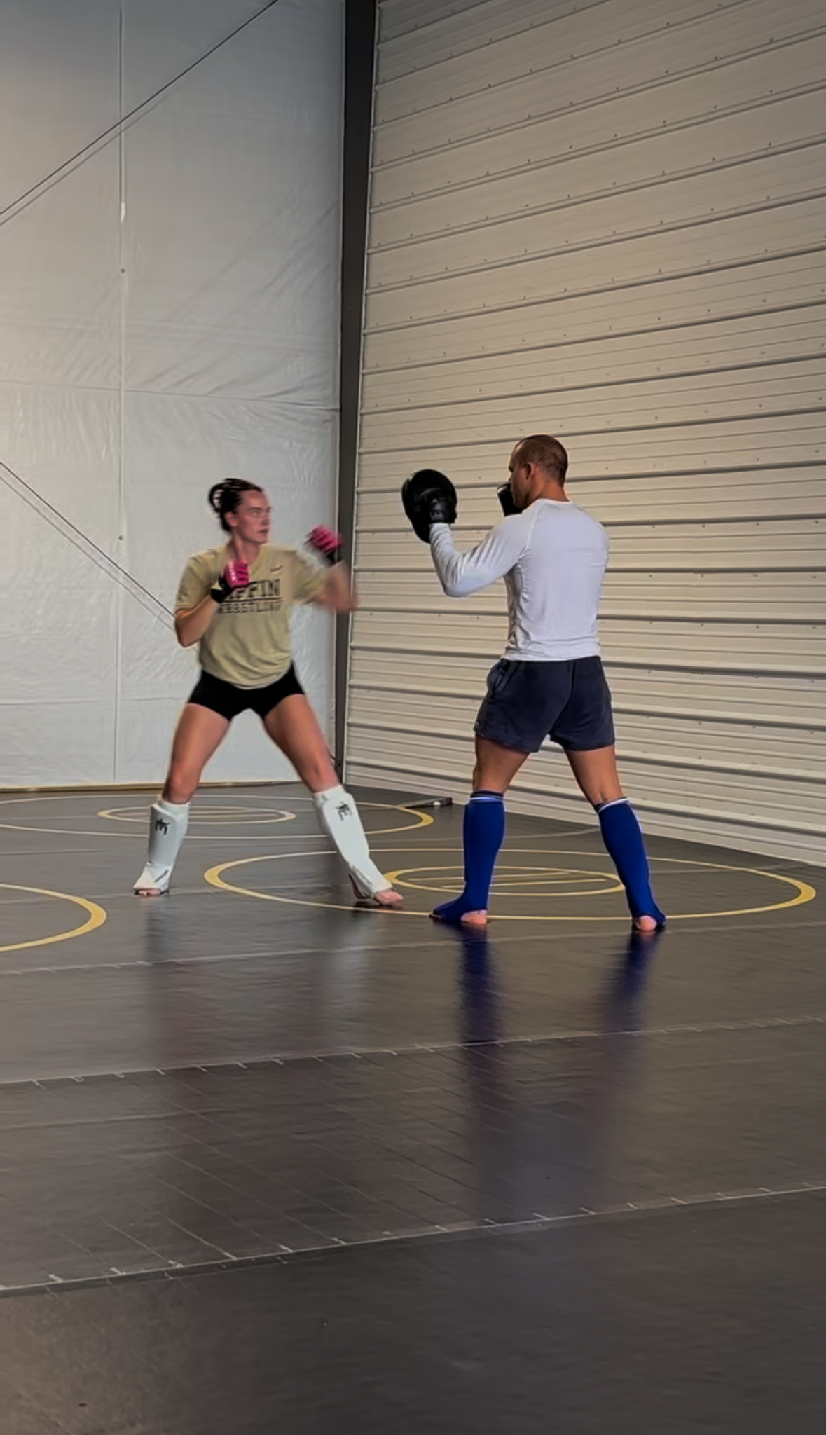 MMA and fitness striking class at Golden Oak Combat Club